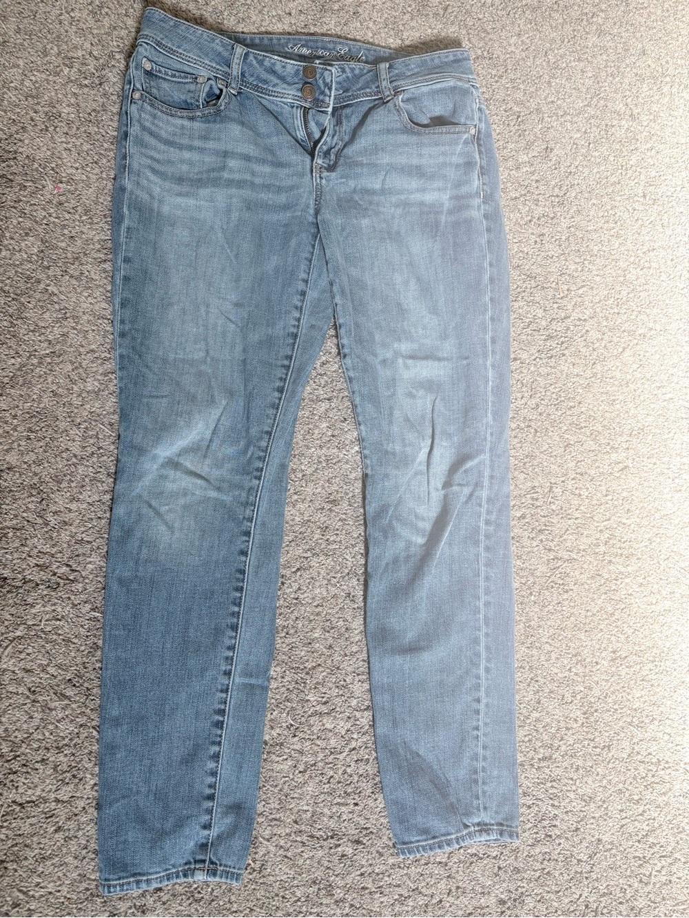 American Eagle Outfitters Light Blue Skinny Jeans